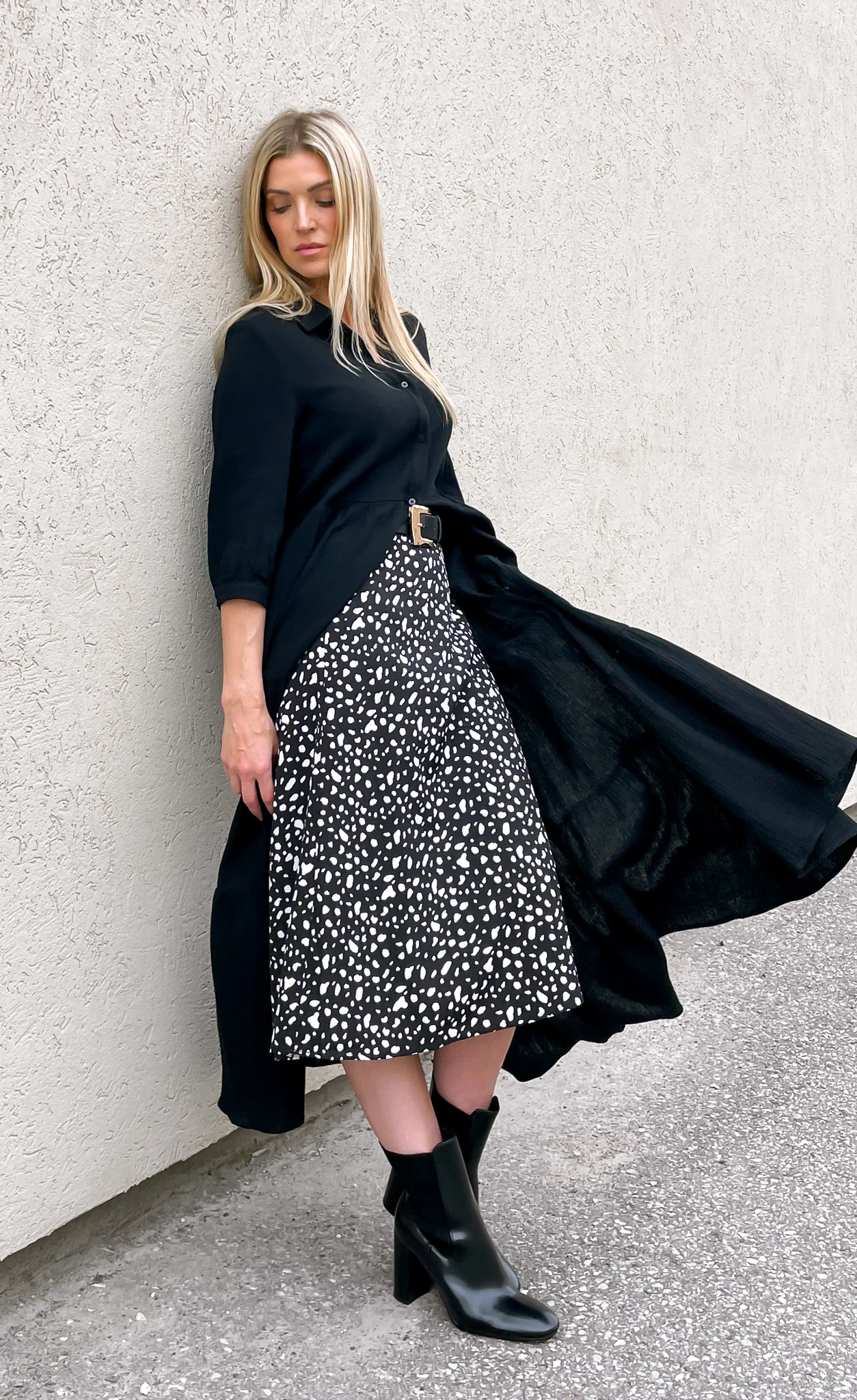 Sahara Skirt - New Black - Image 2