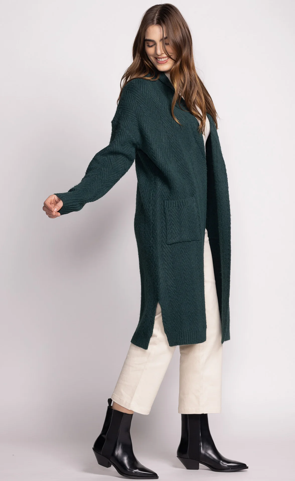 Scarlett Cardi - Dark Green - Image 4