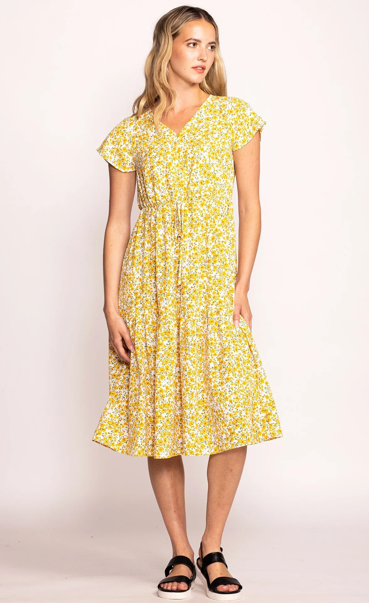 The Alyssa Dress yellow
