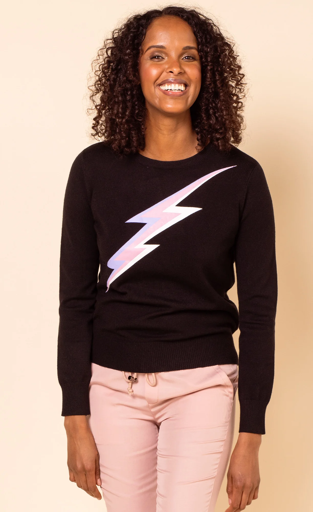 The Bowie Sweater Black - Image 4