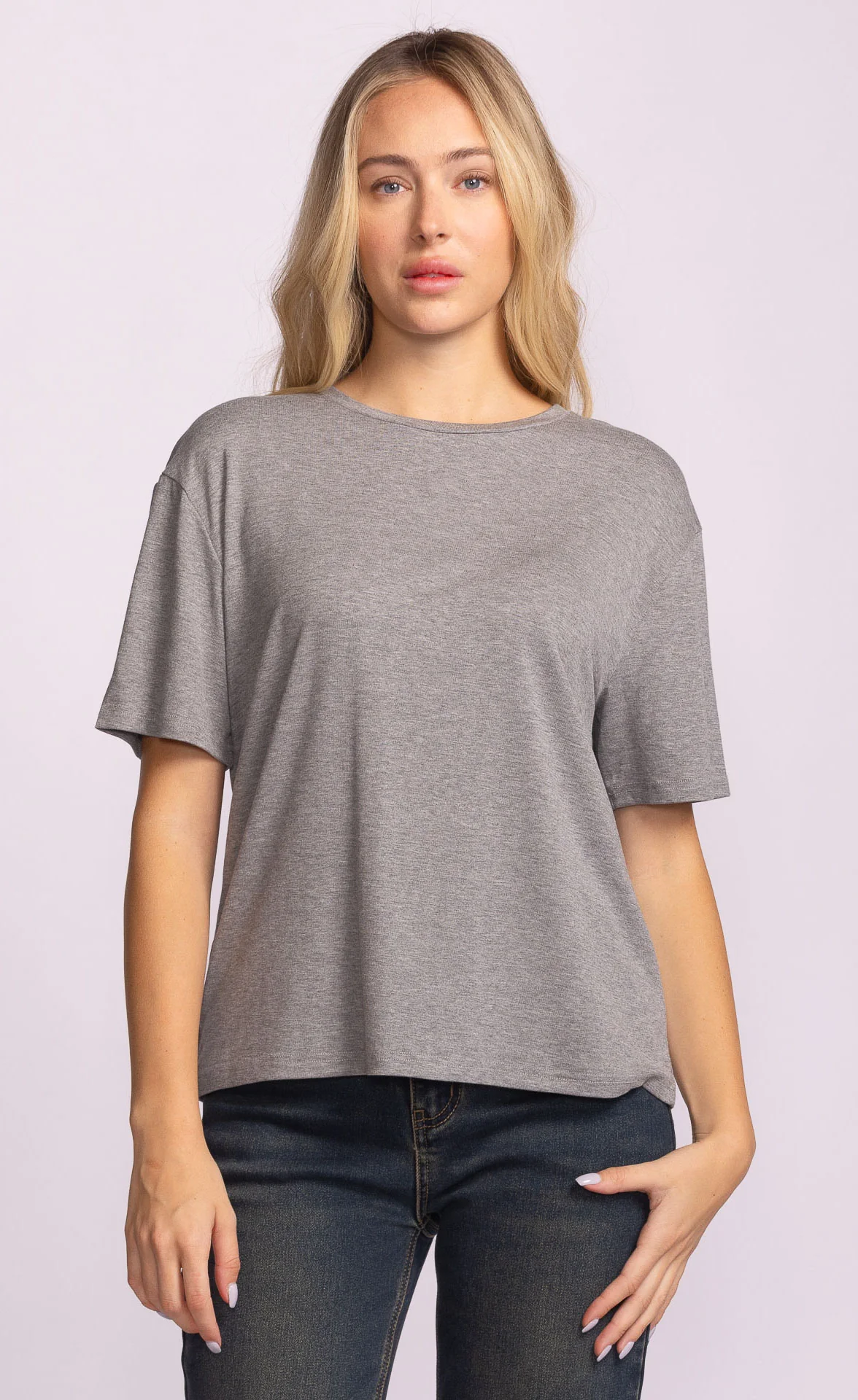The Camilla Top Grey