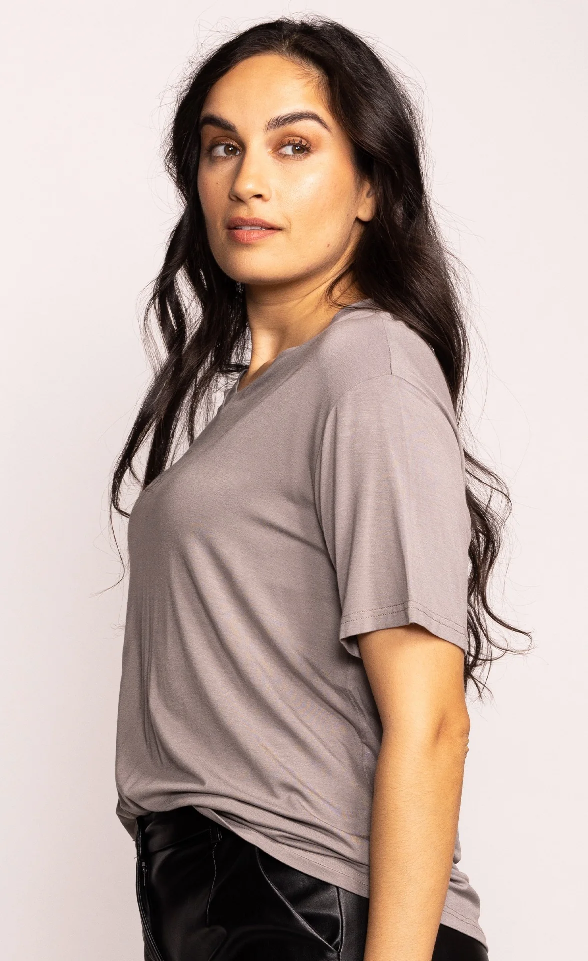 The Camilla Top Taupe - Image 3