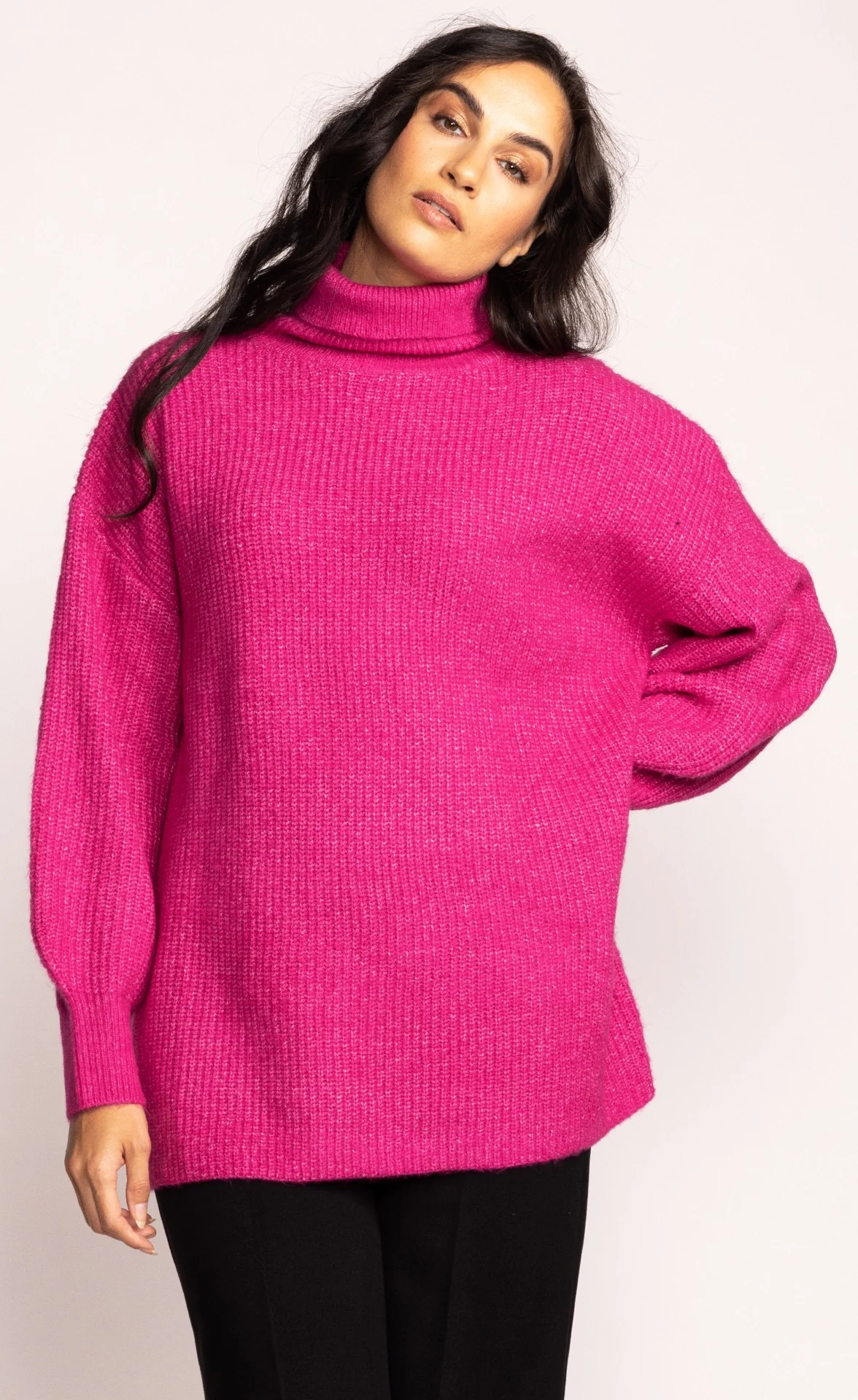 The Cora Sweater Fuchsia - Image 4