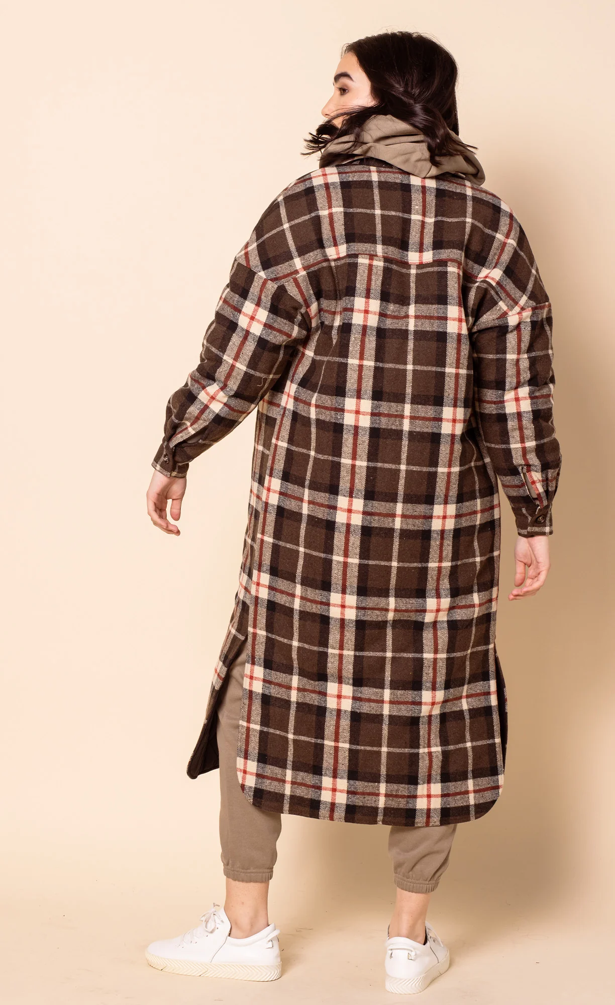 The Loulou Coat Brown - Image 3