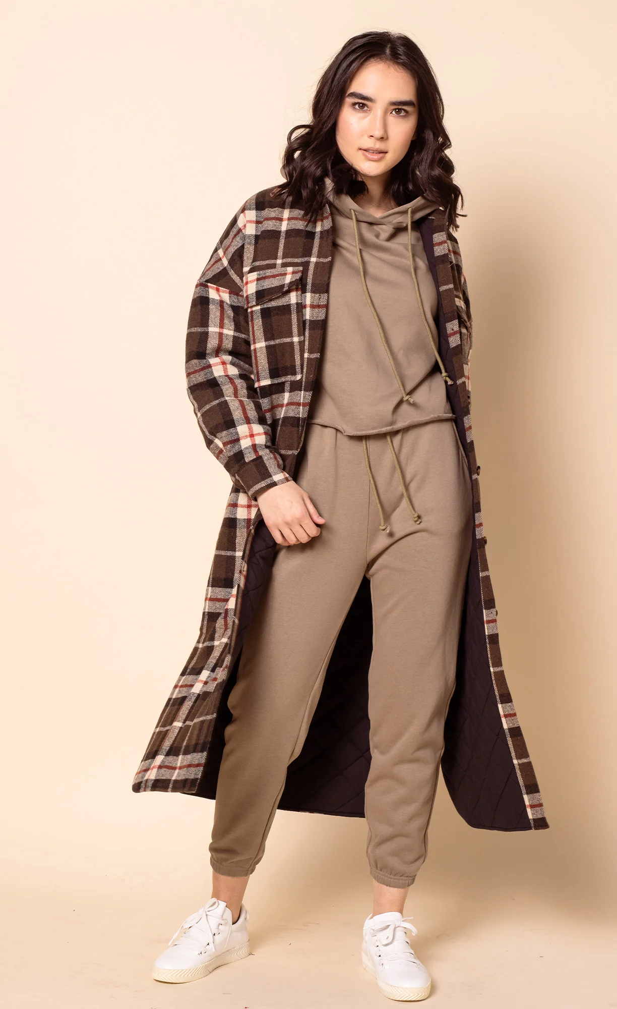 The Loulou Coat Brown - Image 4