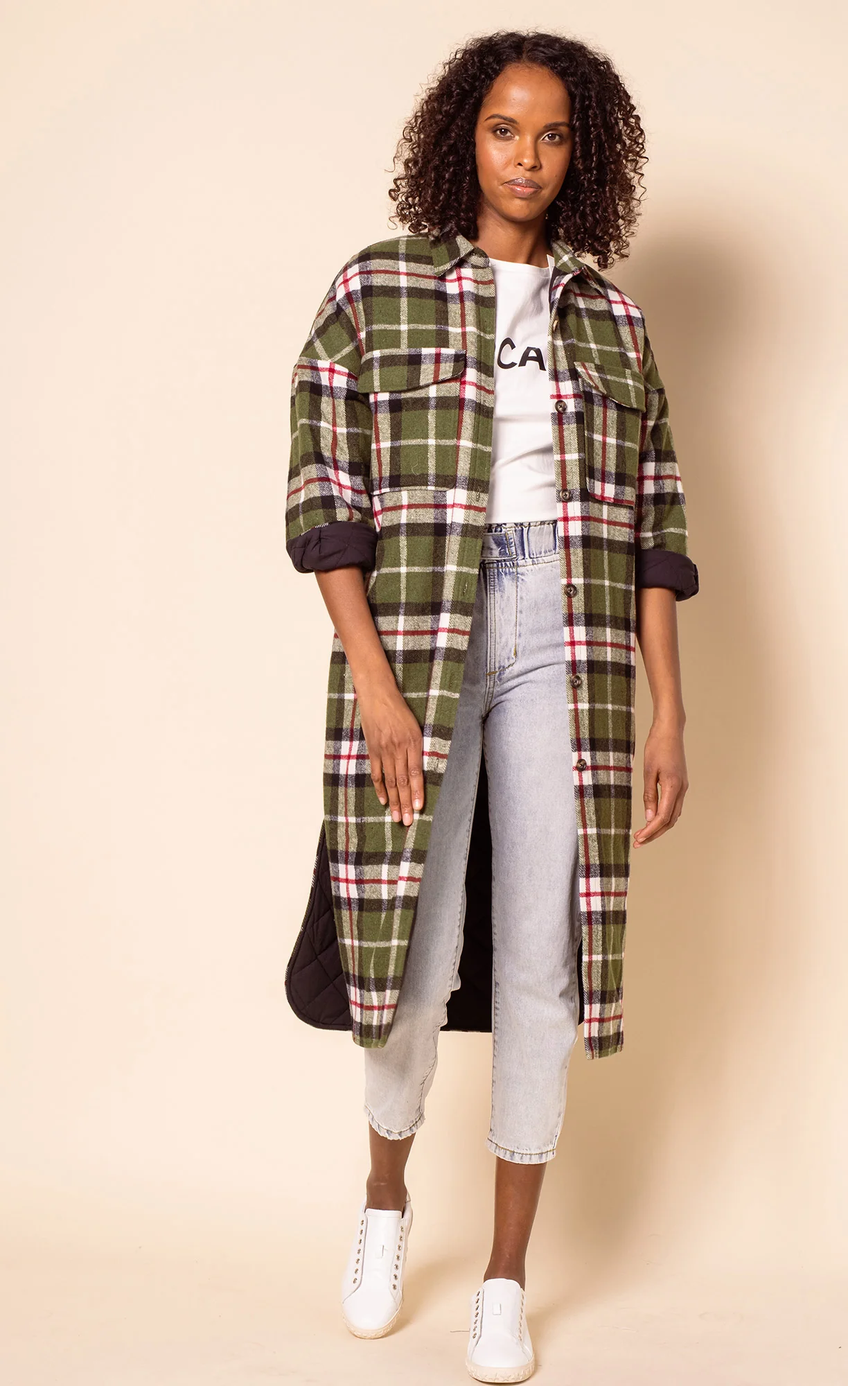 The Loulou Coat Green - Image 4