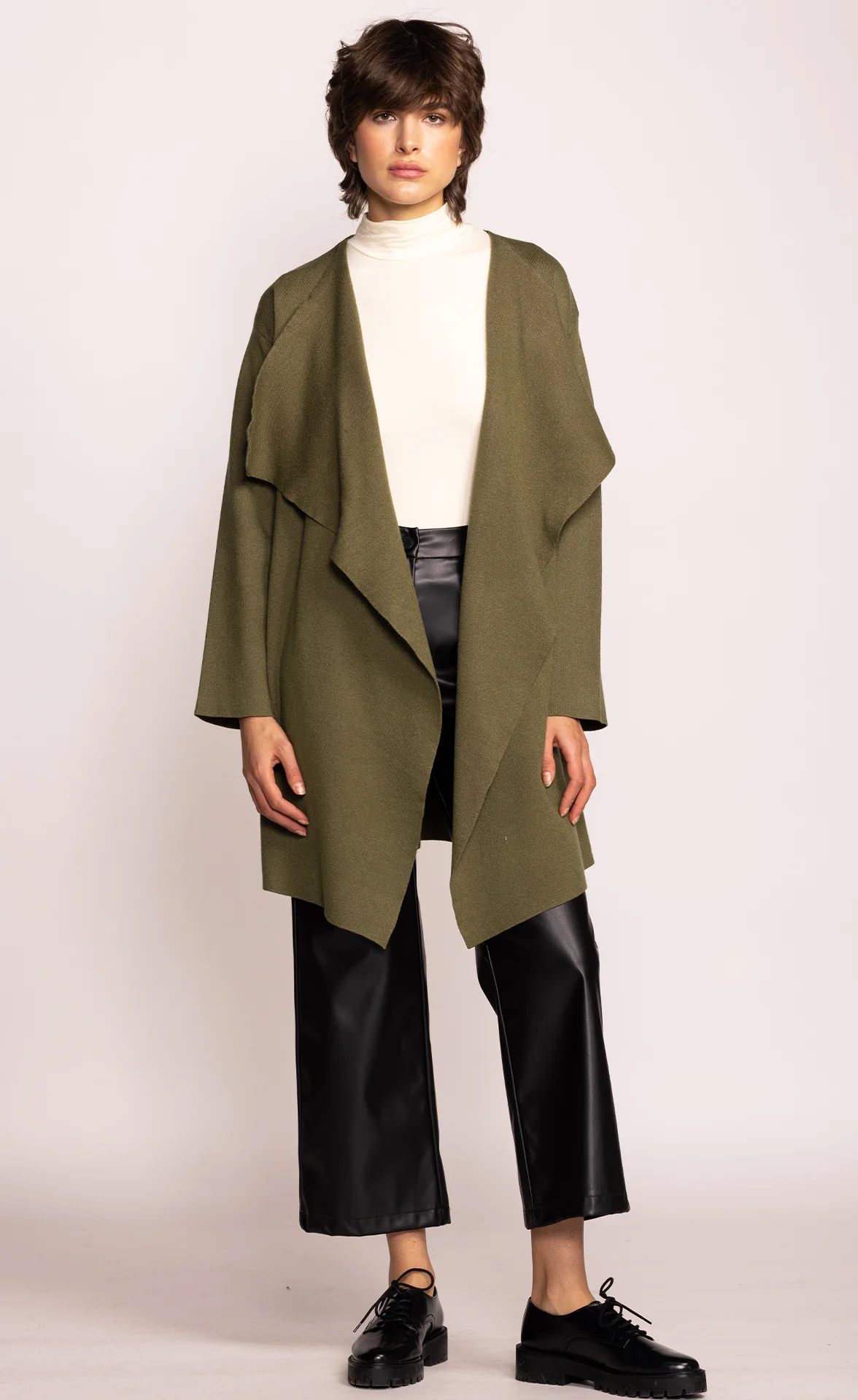 The Nora Coat Light Green - Image 4