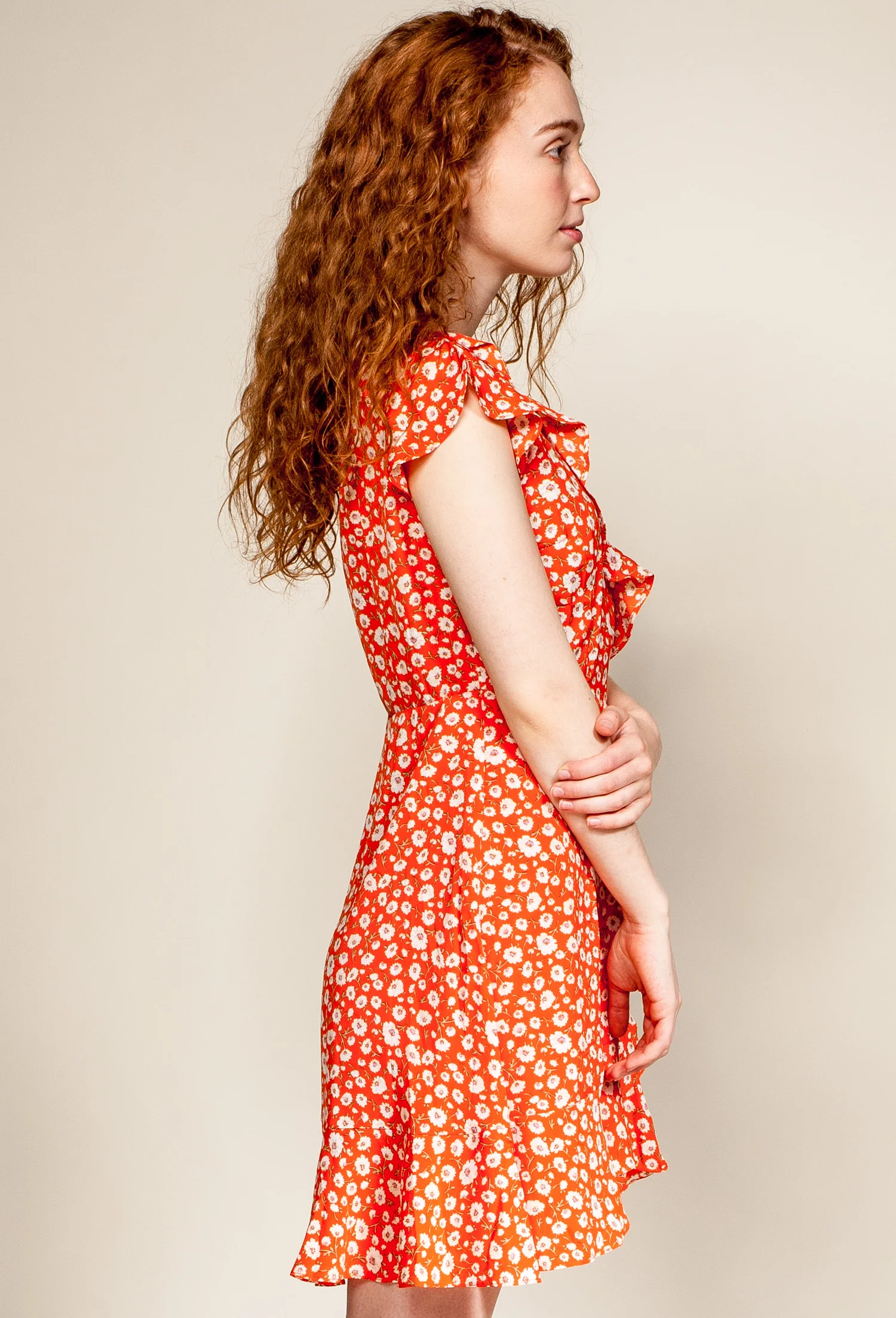 The Nova Dress Orange - Image 3
