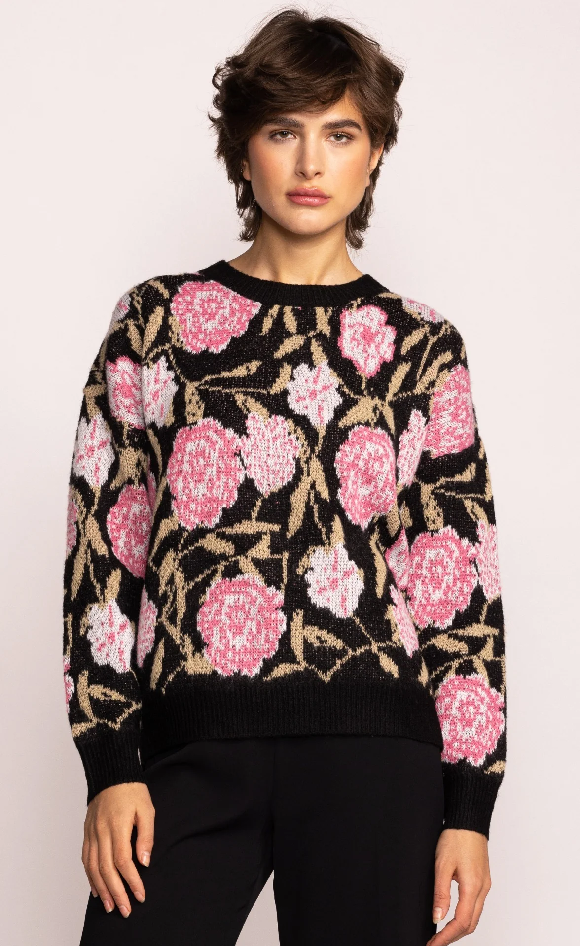 The Rosie Sweater Black - Image 4