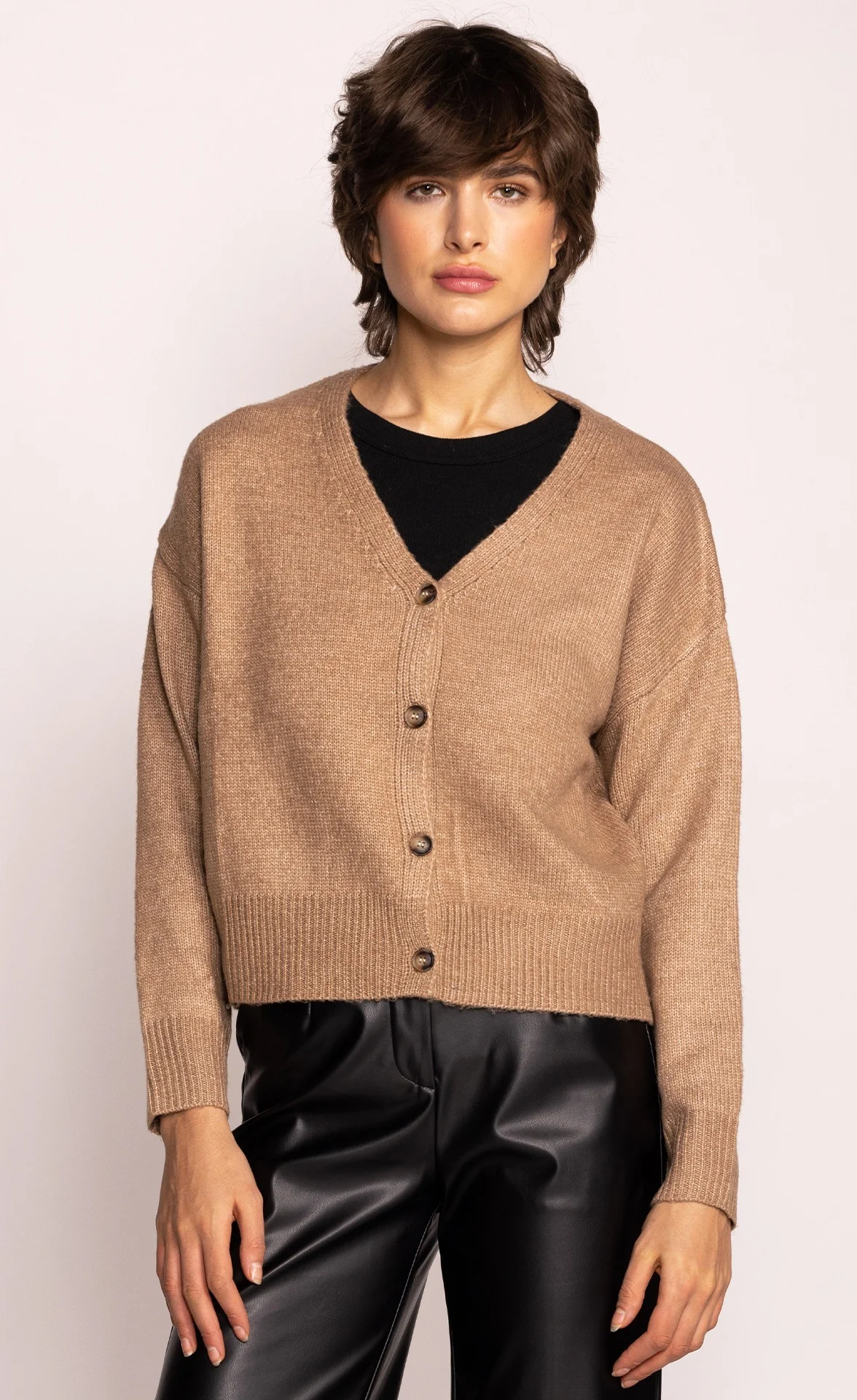 The Willow Sweater Taupe - Image 3