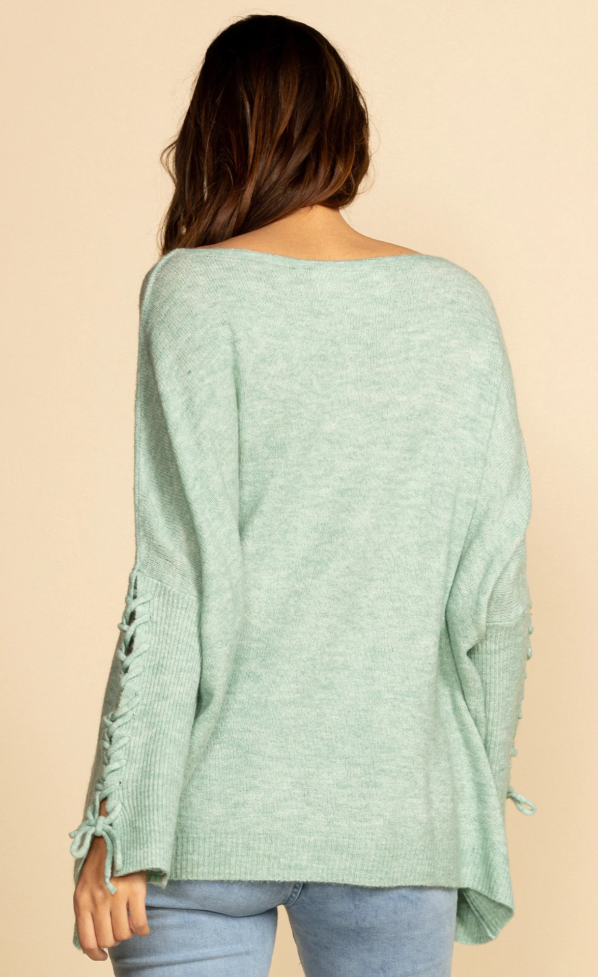 Tina Knit Pullover Green - Image 5