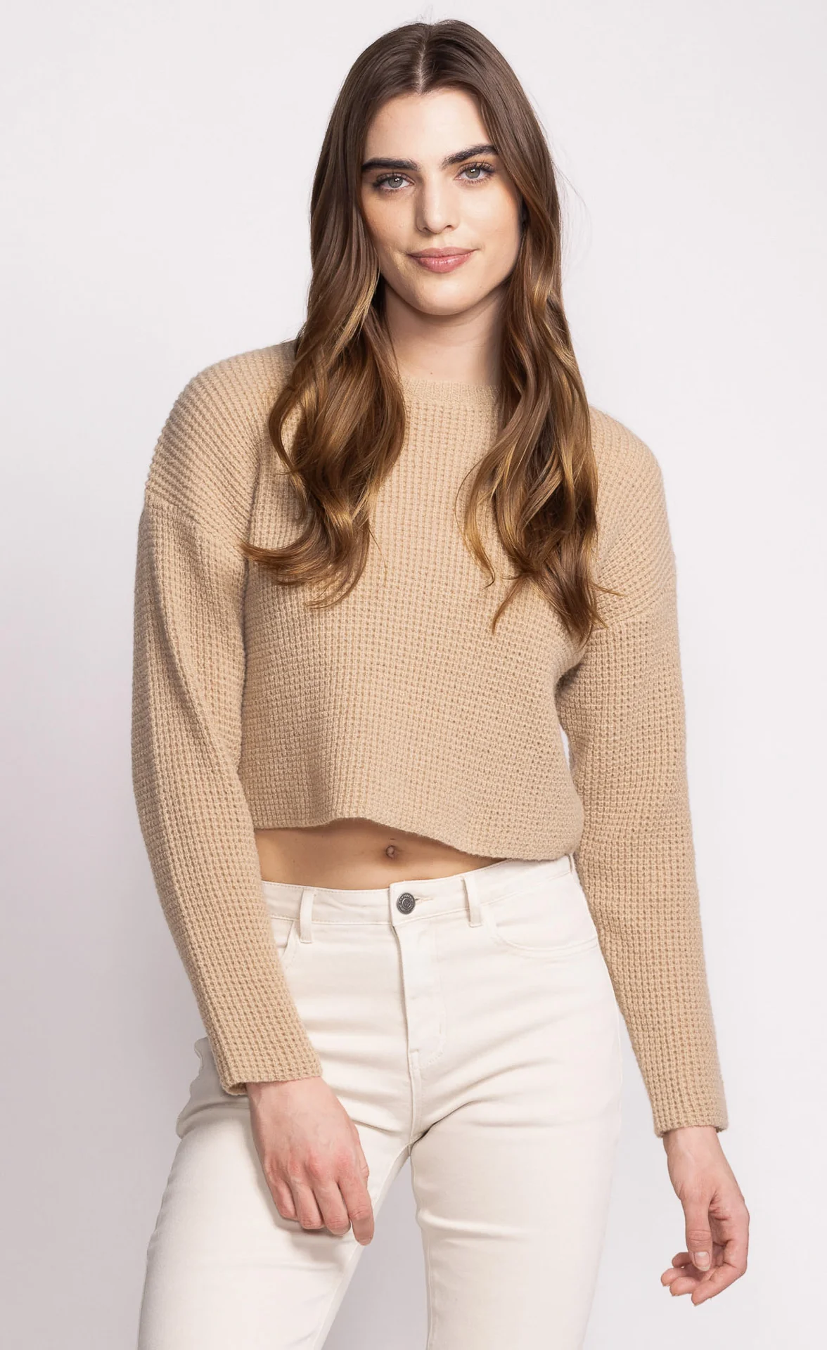 Tobi Sweater - Beige - Image 5