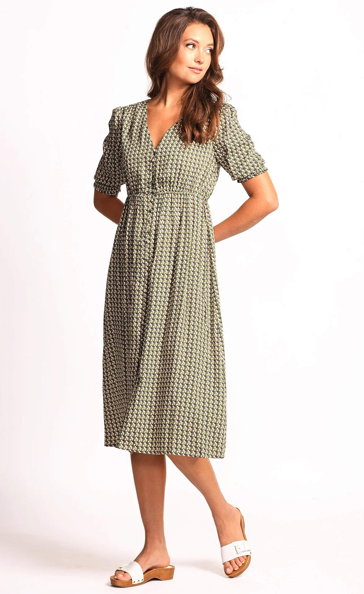 Trinity Dress - Green - Image 3