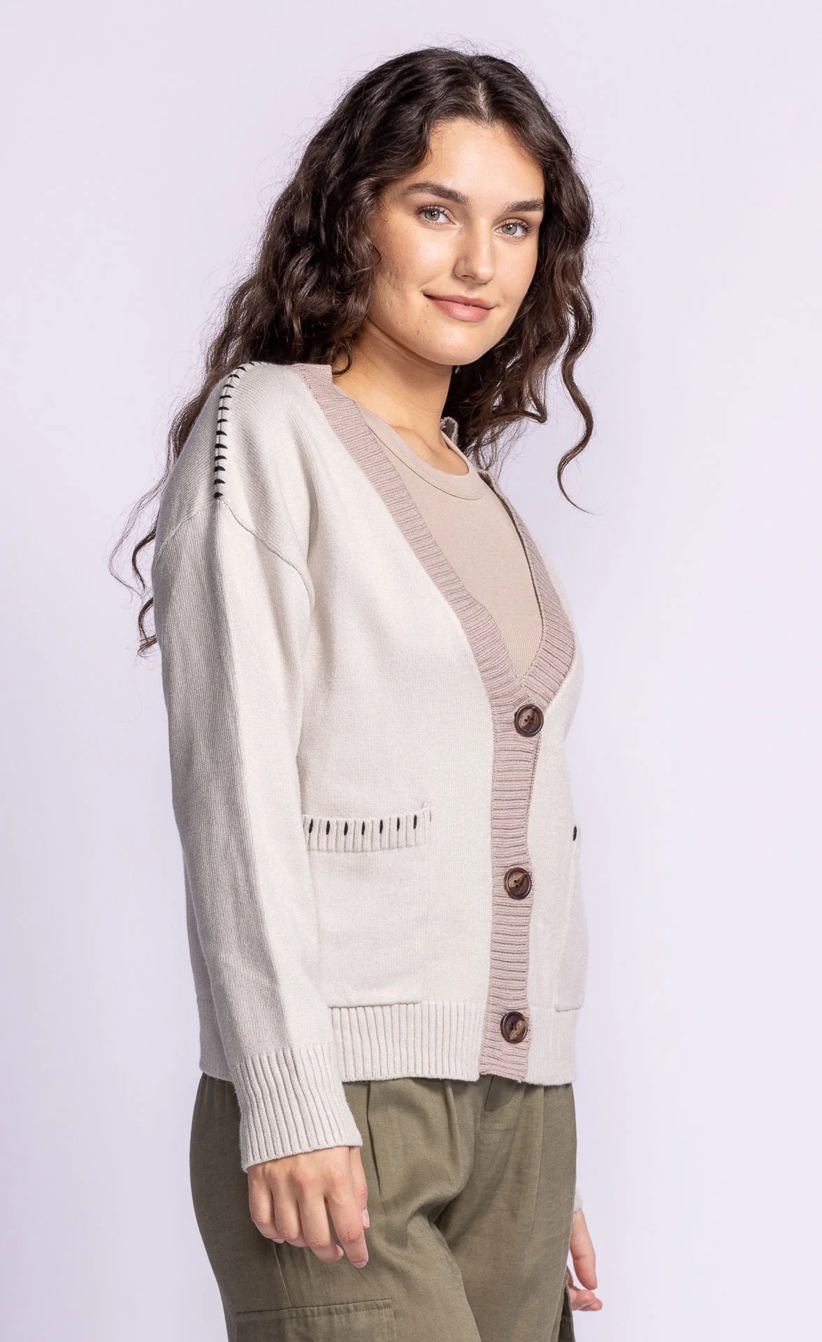 Trisha Sweater - Beige - Image 4