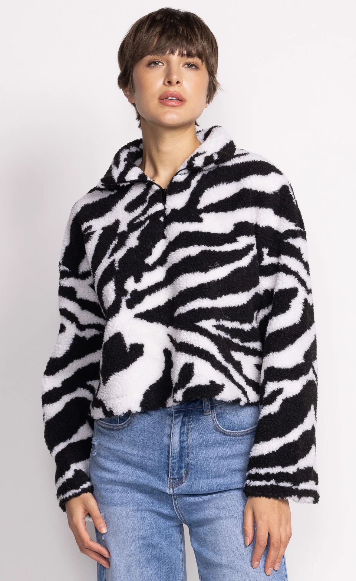 Trista Sweater - Black and White - Image 6
