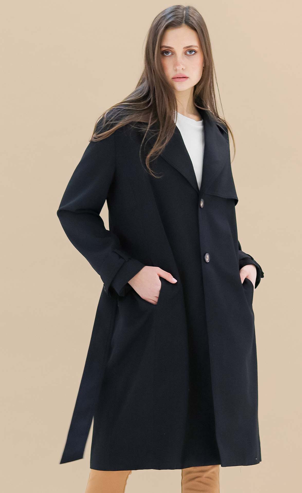 Valentina Coat Black