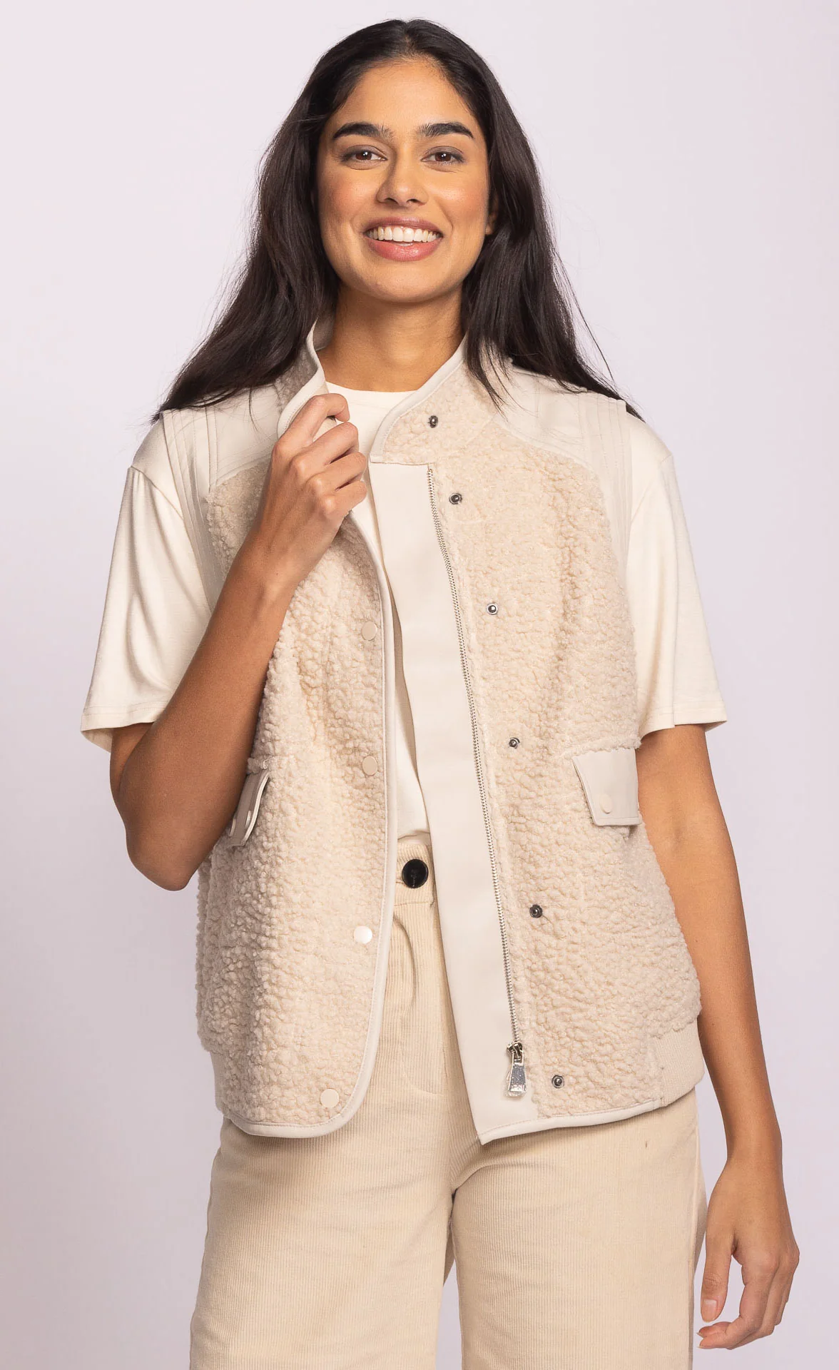 Vincino Vest Beige - Image 5