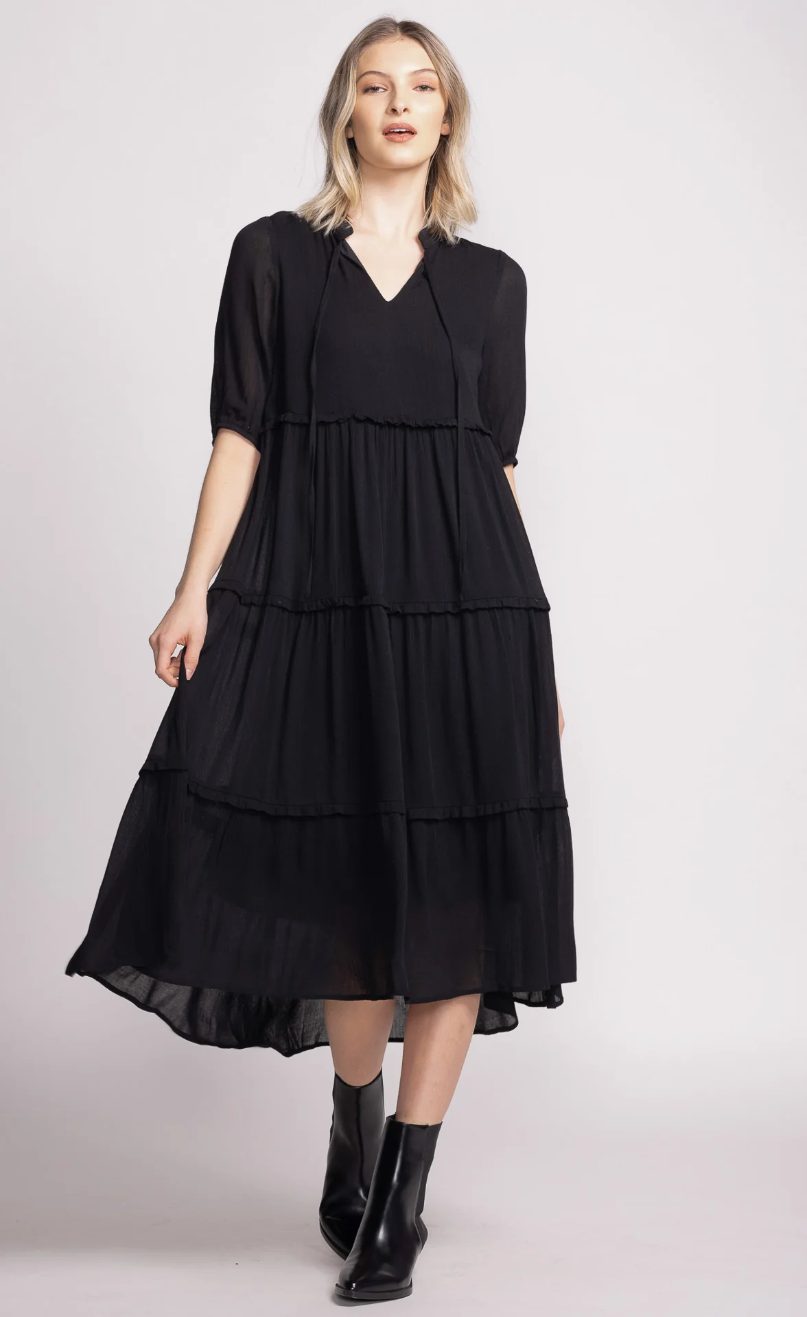 Zoey Dress - Black - Image 3