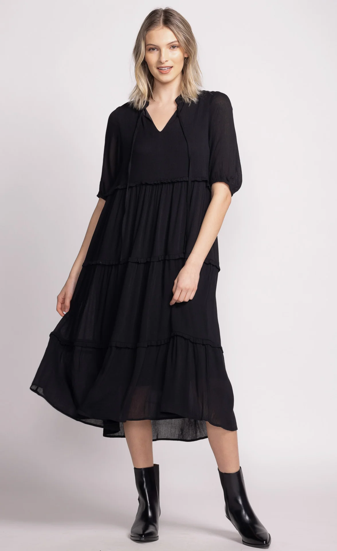 Zoey Dress - Black - Image 4