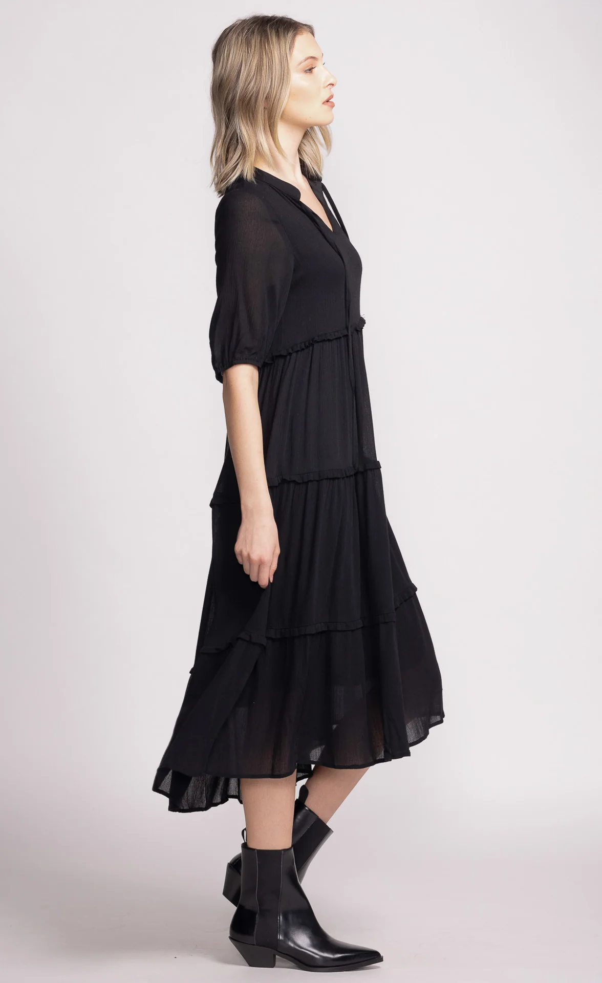 Zoey Dress - Black - Image 5